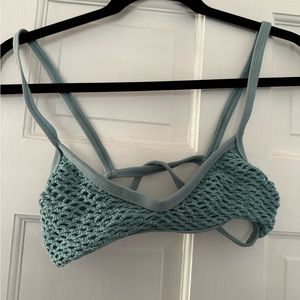 NWOT posh pua crochet bikini top